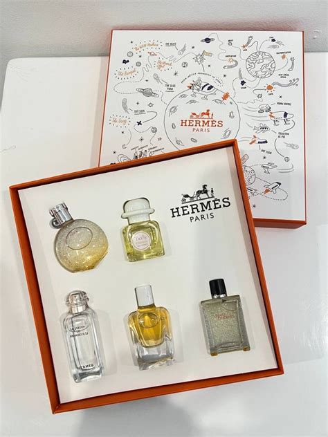 hermes set parfum|hermes miniature perfume gift set.